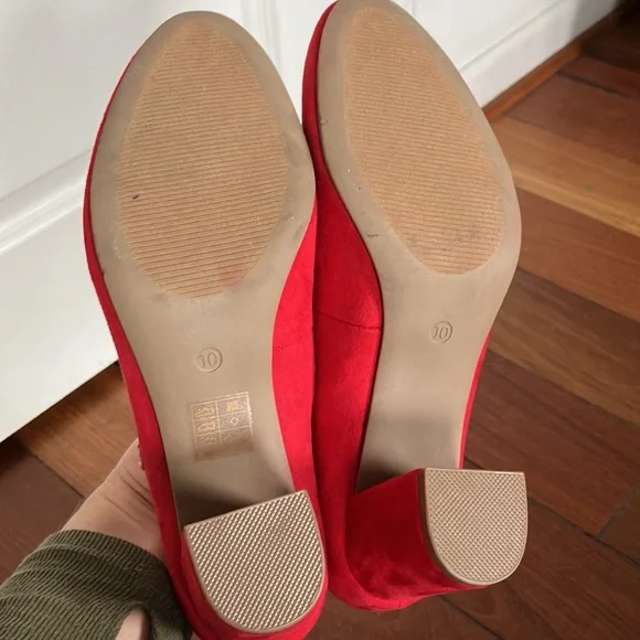 🎉 3/$15 Red Dream Pairs T-strap Heels - Picture 7 of 10